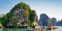 Die Halong-Bucht ist eines der beliebtesten Reiseziele in Vietnam.