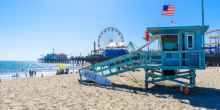 Santa Monica Beach, Los Angeles, California, USA