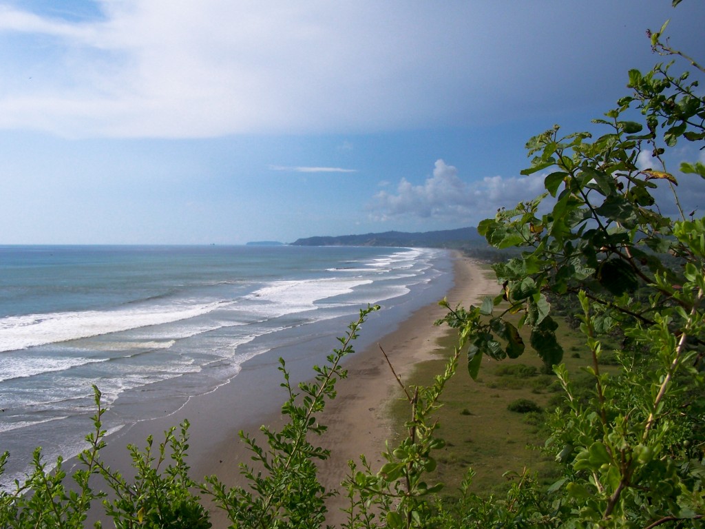 Strand in Ecuador