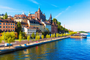 Schweden Stockholm Fluss
