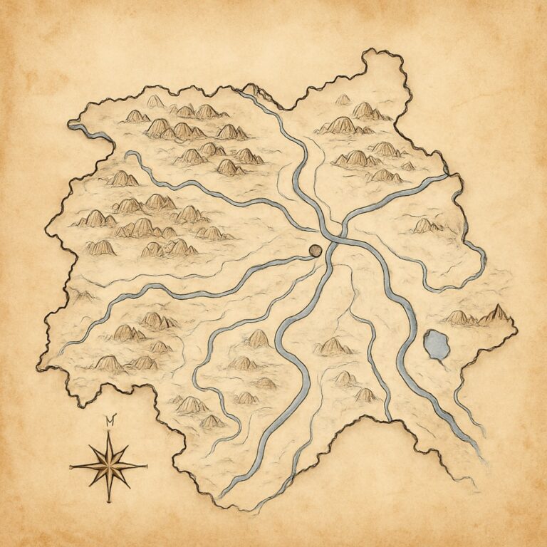Landkarte Aargau