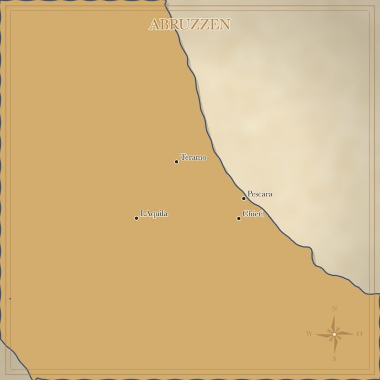 Landkarte Abruzzen