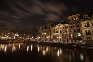 Amsterdam bei Nacht, Niederlande Amsterdam bei Nacht, Niederlande