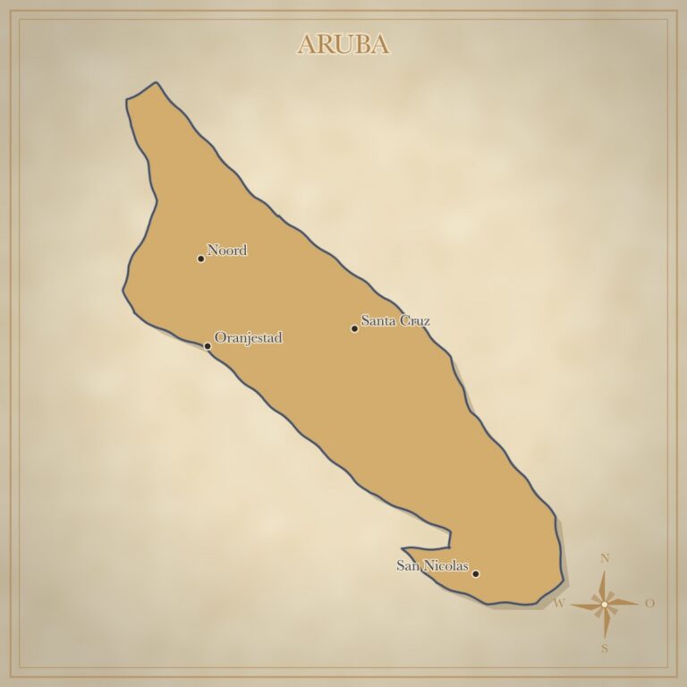 Landkarte Aruba