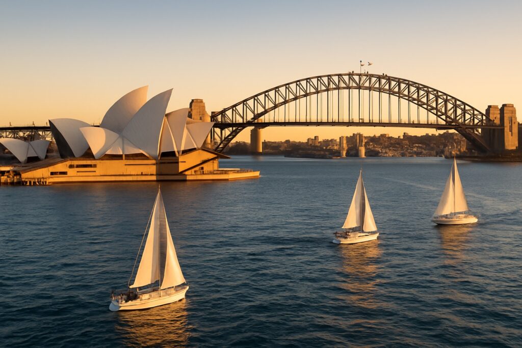 Opernhaus von Sydney am Hafen, Australien