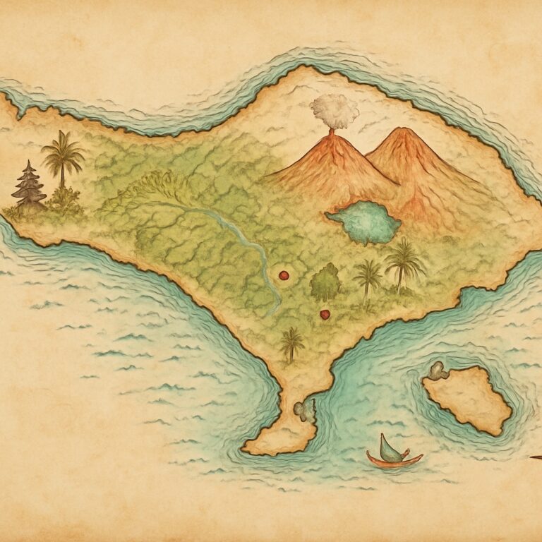 Landkarte Bali