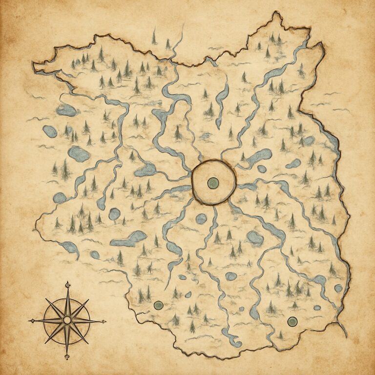 Landkarte Brandenburg