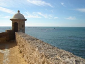Bucht, Cadiz, Andalusien Bucht, Cadiz, Andalusien