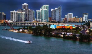 Die Küste von Miami, Florida Die Küste von Miami, Florida