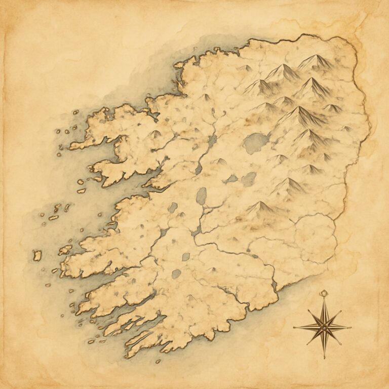 Landkarte Connacht
