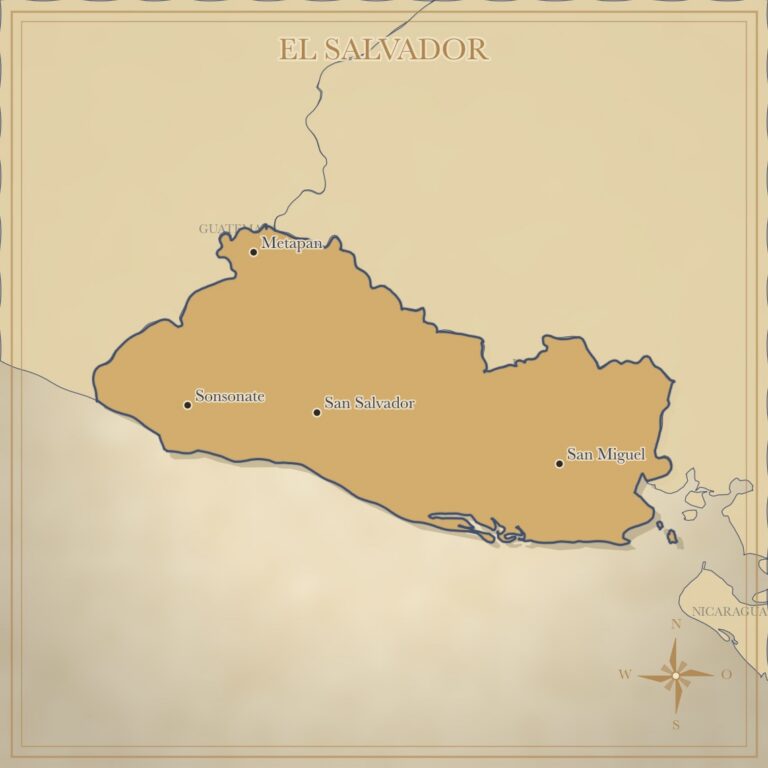 Landkarte El Salvador
