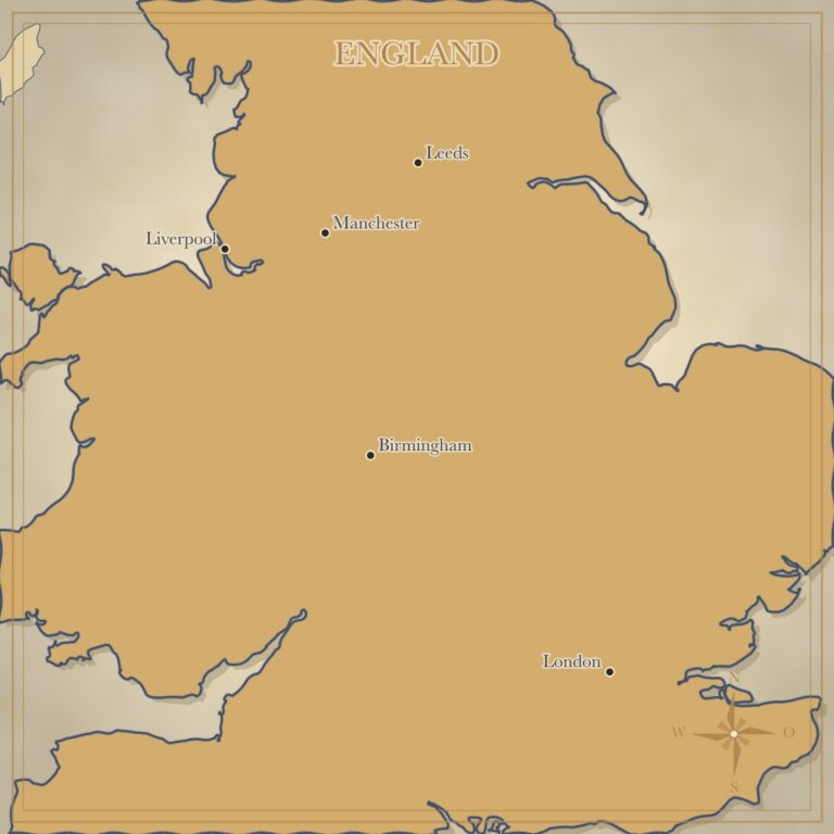 Landkarte England