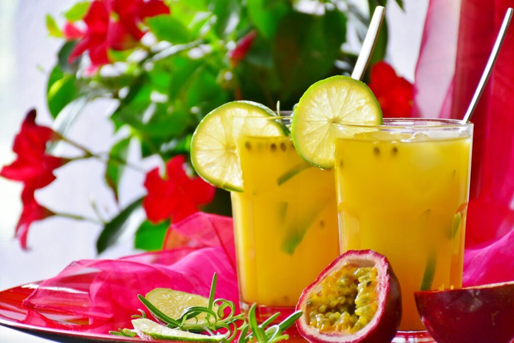 Exotischer Cocktail