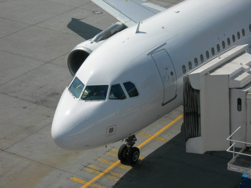 Flugzeug Boarding