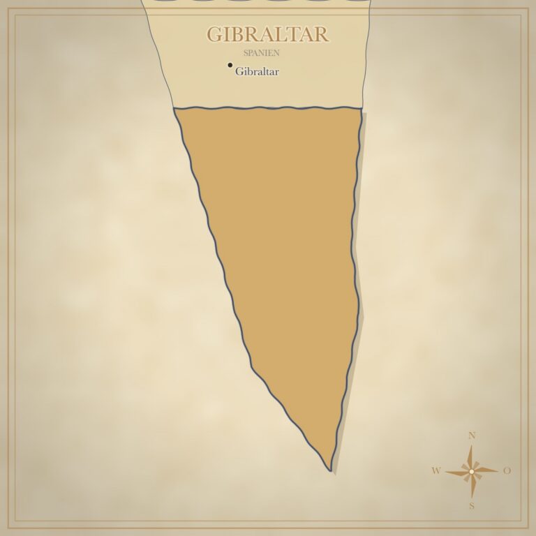Landkarte Gibraltar