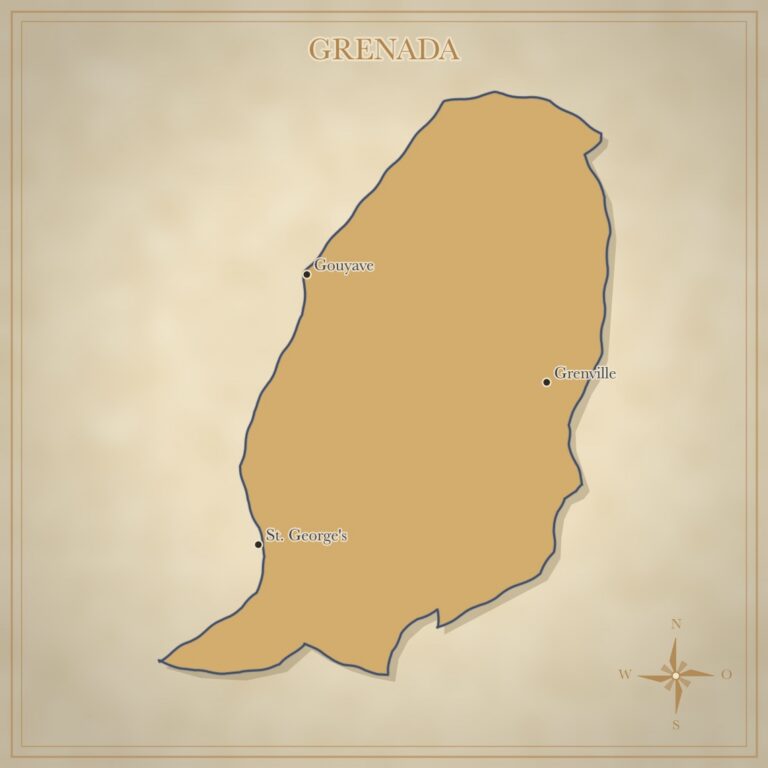 Landkarte Grenada