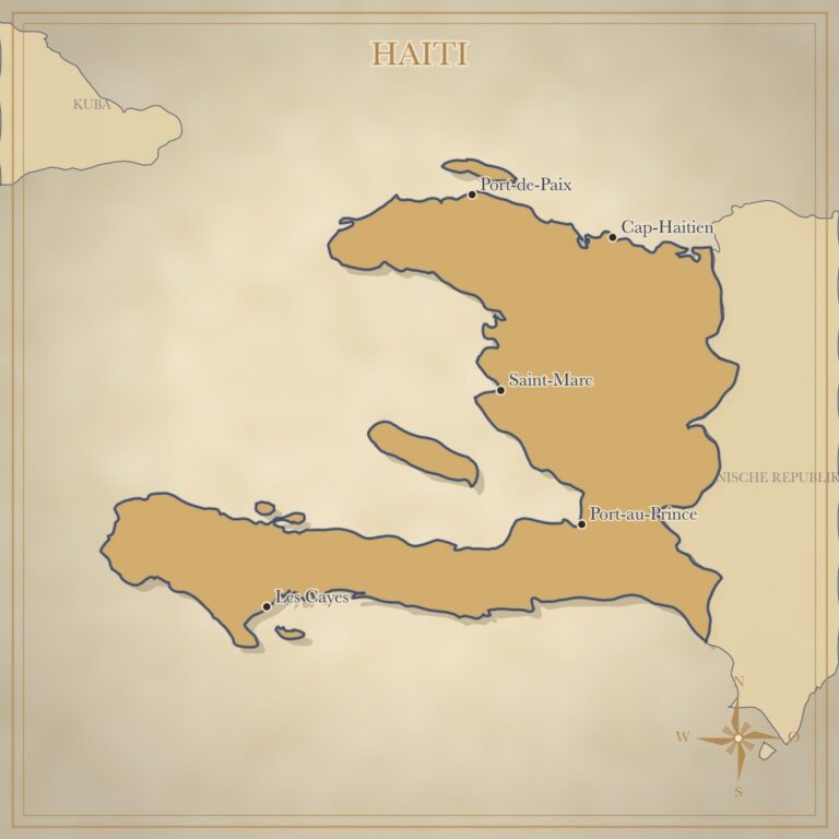Landkarte Haiti
