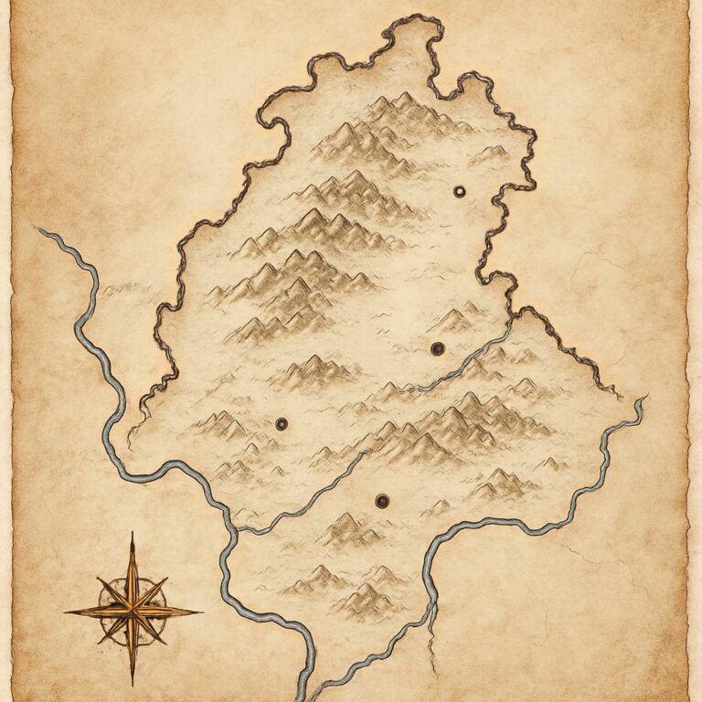 Landkarte Hessen