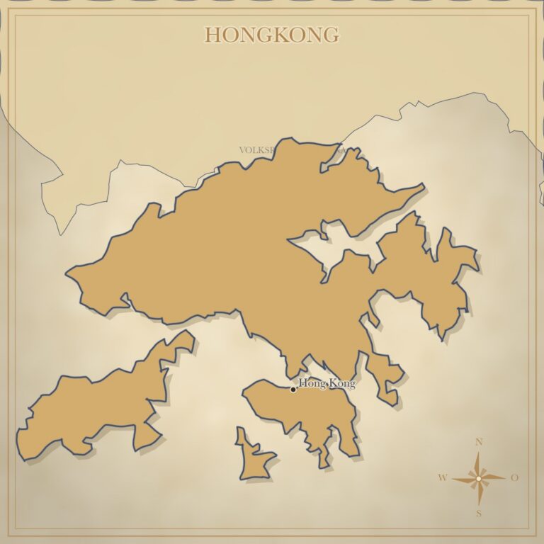 Landkarte Hongkong