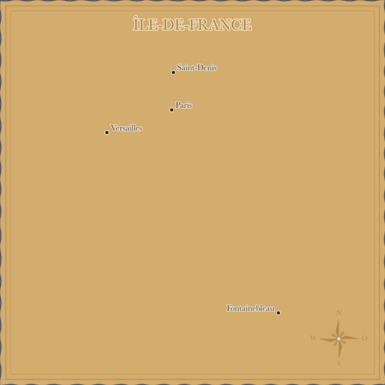 Landkarte Île-de-France