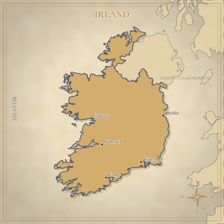Landkarte Irland