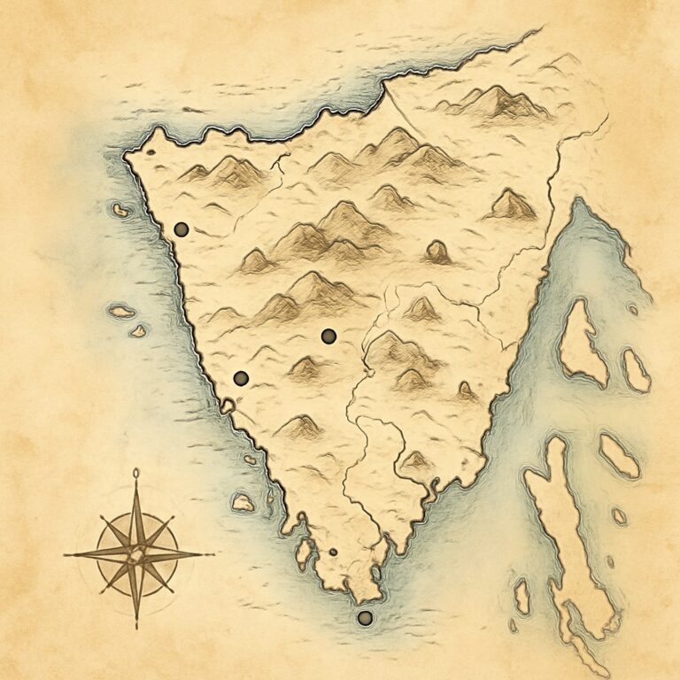 Landkarte Istrien