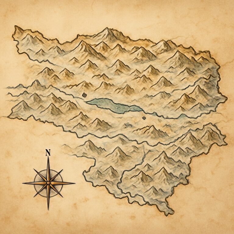 Landkarte Kärnten