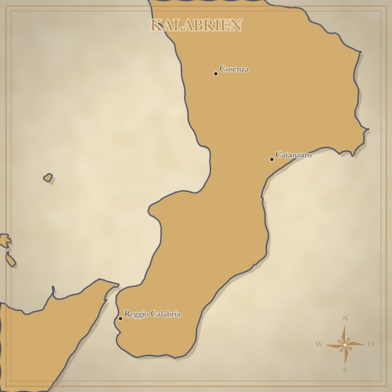 Landkarte Kalabrien