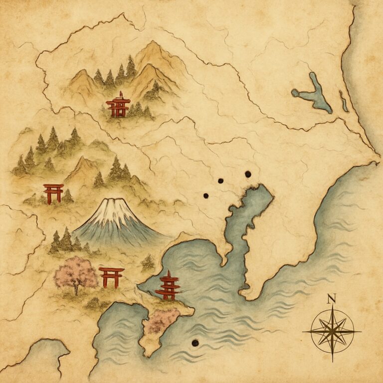 Landkarte Kanto & Tokio