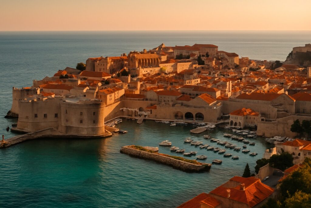 Altstadt von Dubrovnik an der Adria – Kroatien