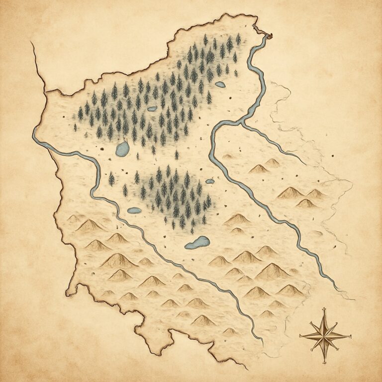 Landkarte Woiwodschaft Lebus