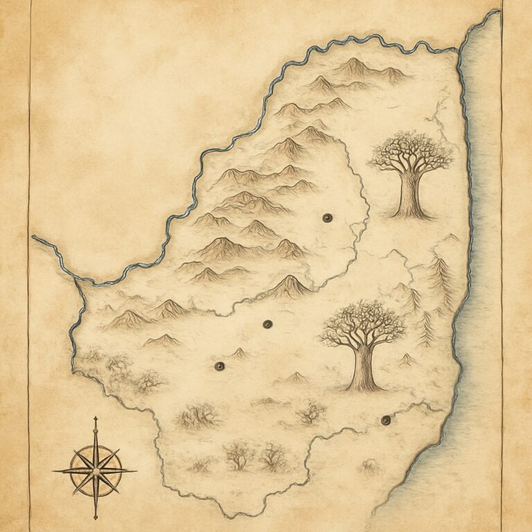Landkarte Limpopo