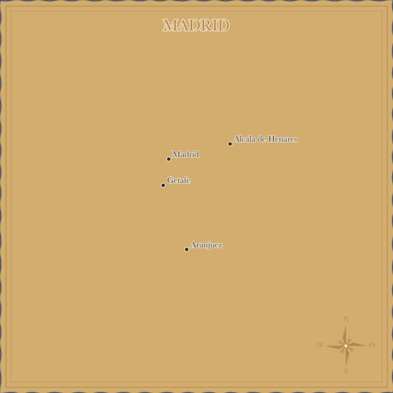 Landkarte Madrid