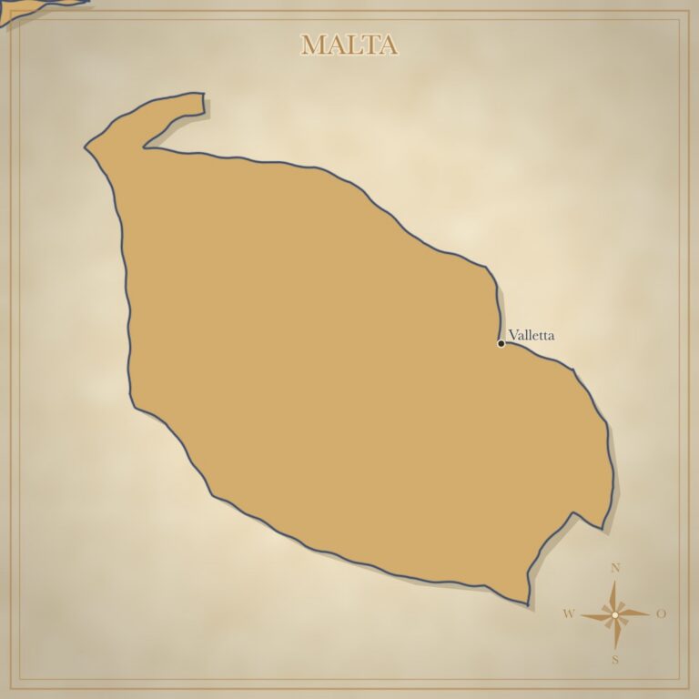 Landkarte Malta