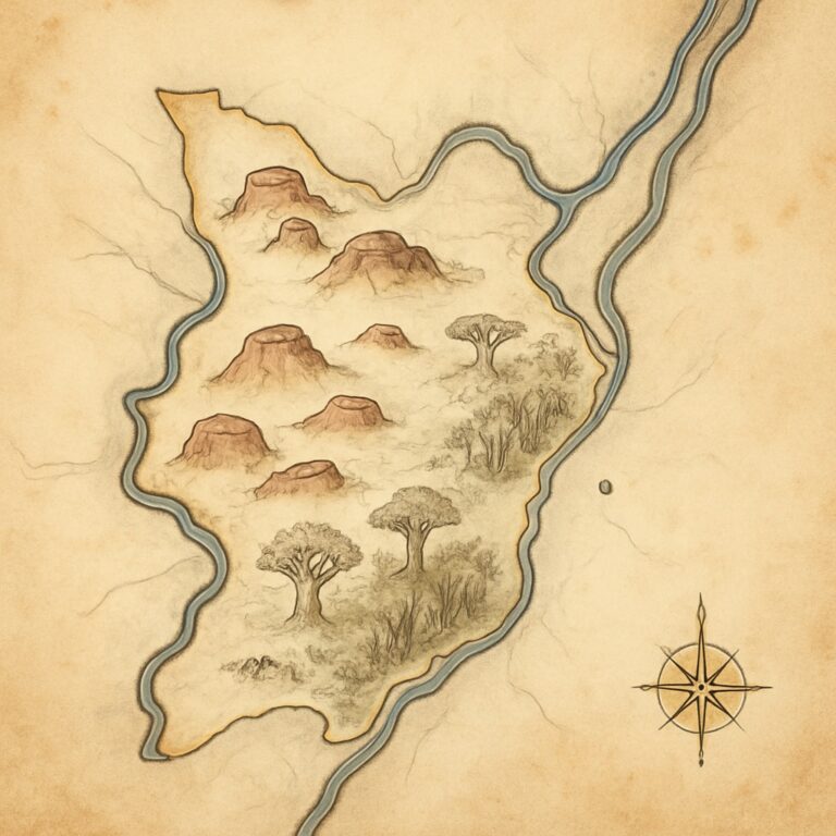 Landkarte Mapungubwe