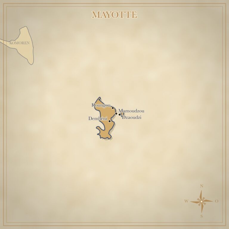 Landkarte Mayotte