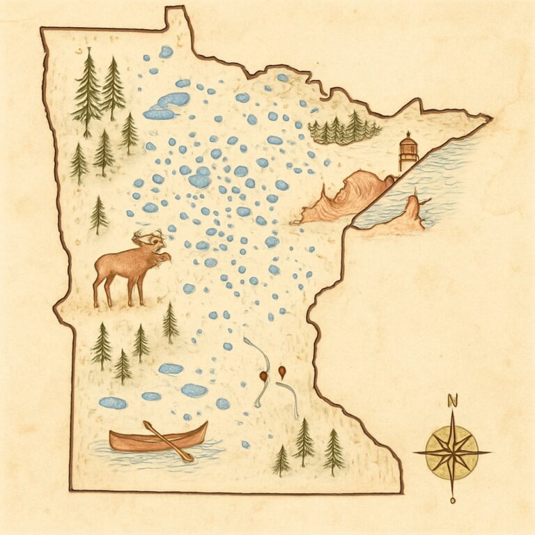 Landkarte Minnesota