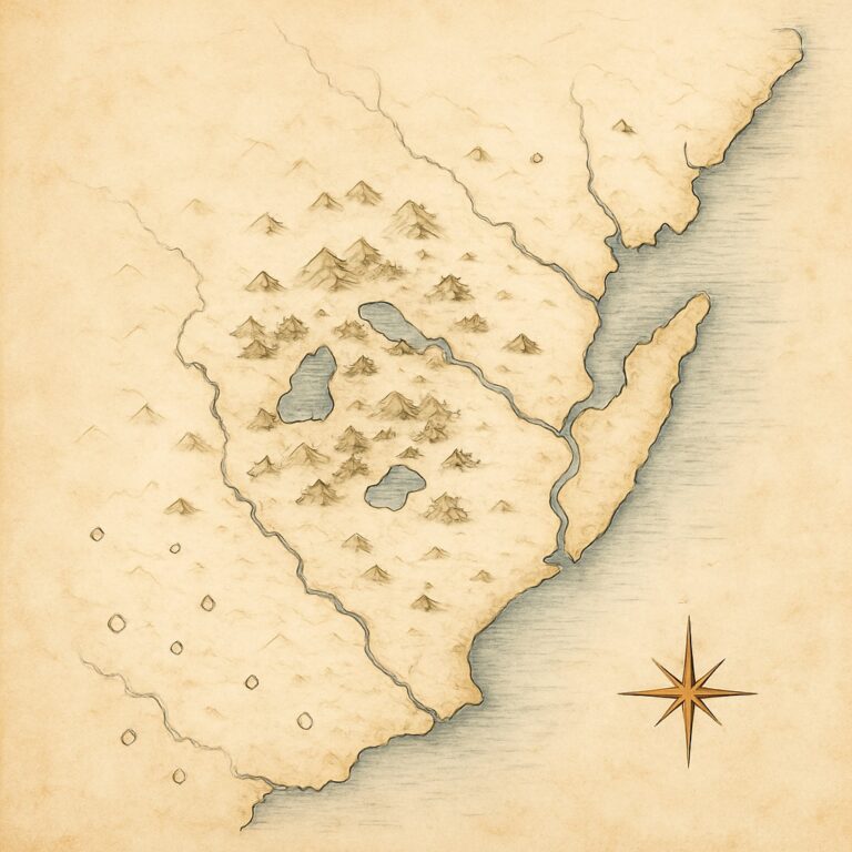 Landkarte Mitteljütland