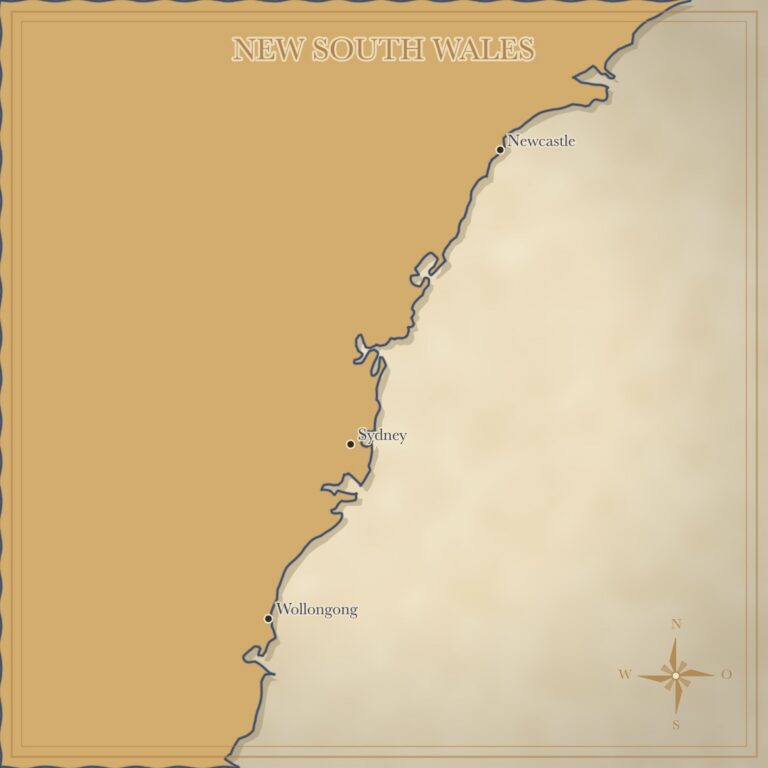 Landkarte New South Wales