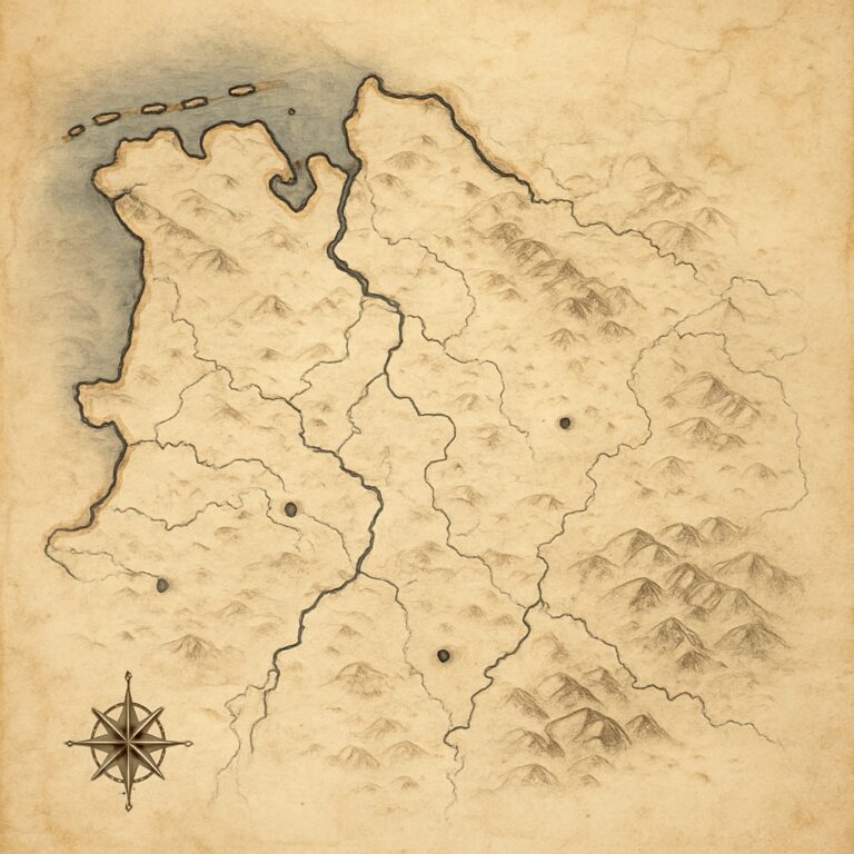 Landkarte Niedersachsen