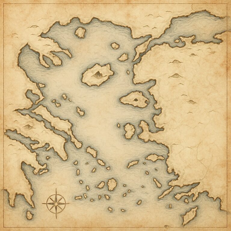Landkarte Nordägäis & Sporaden