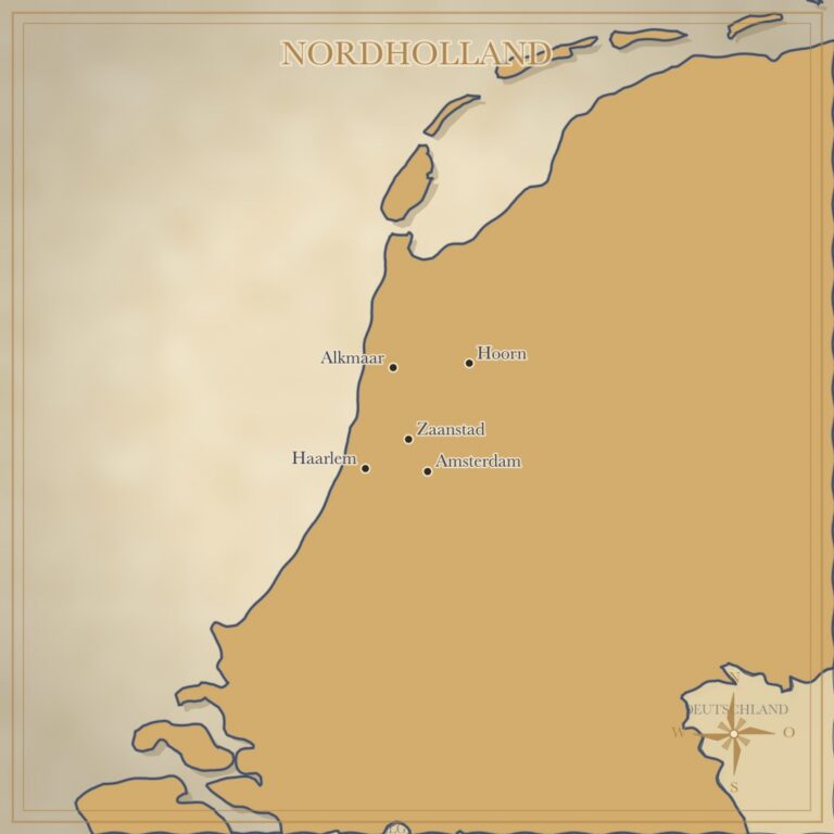 Landkarte Nordholland
