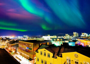 Nordlichter Reykjavik Island