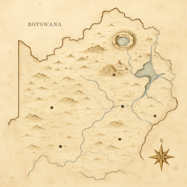 Landkarte North-West Province