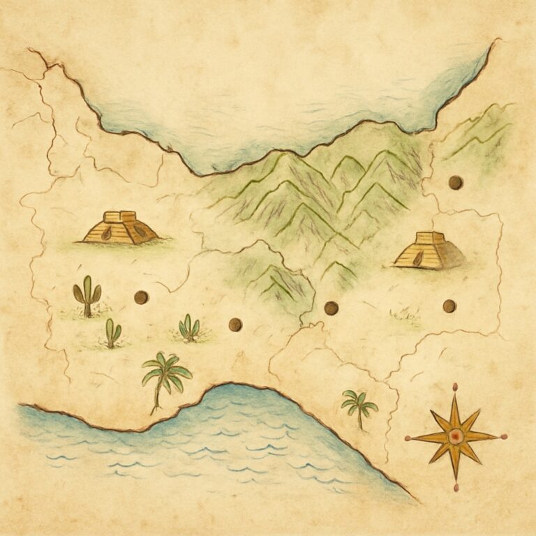 Landkarte Oaxaca & Chiapas