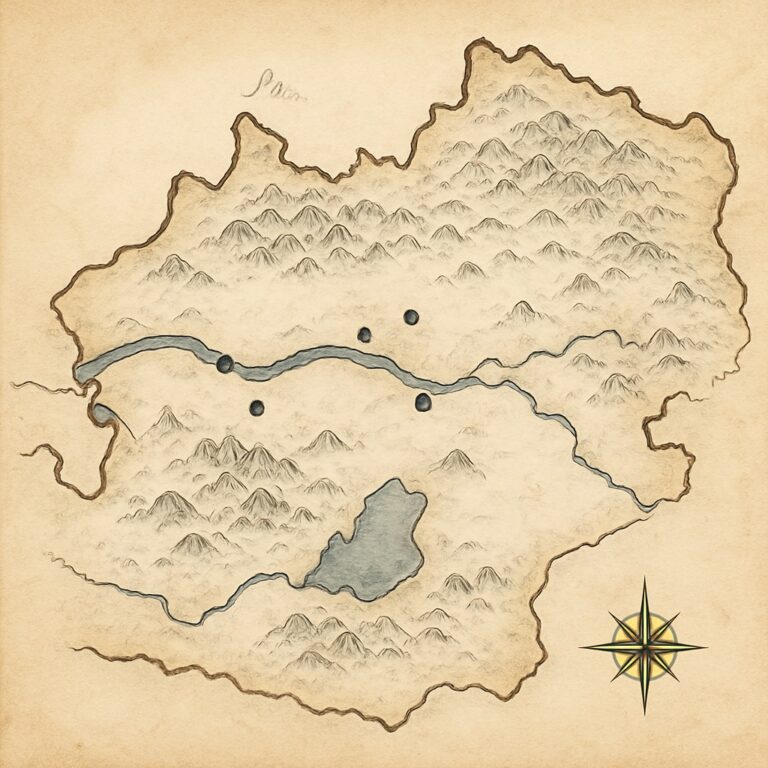Landkarte Oberösterreich