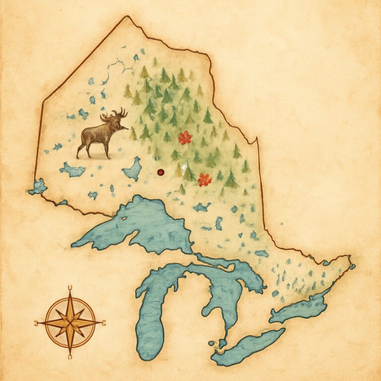 Landkarte Ontario