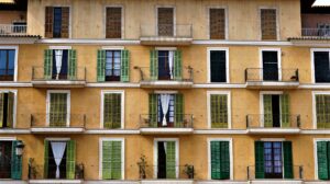 Häuserfassade Palma de Mallorca