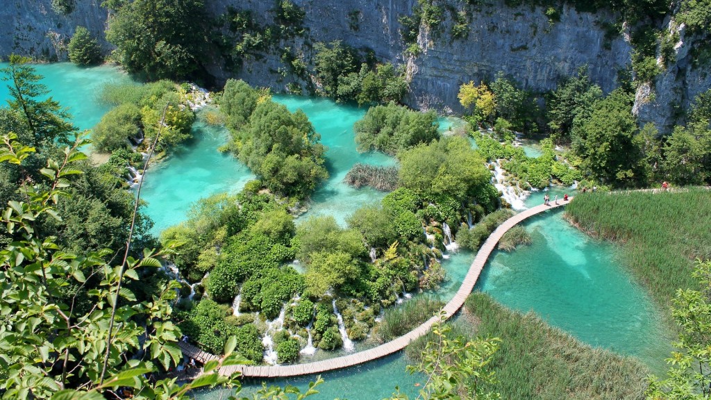 Anziehungspunkt für Touristen in Kroatien: Die Plitvicer Seen