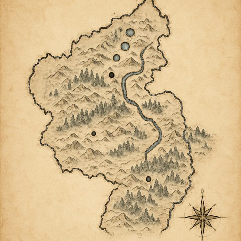 Landkarte Rheinland-Pfalz